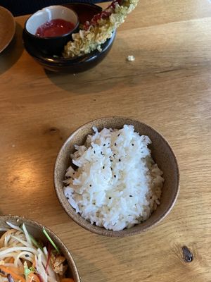 Rice 🍚   at TA Vegan House in Hamburg