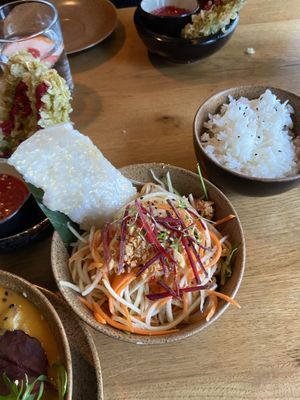 Papaya sallad 🥭  at TA Vegan House in Hamburg