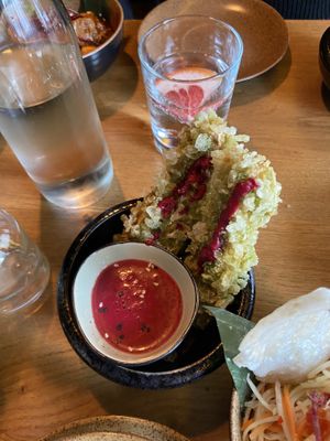 Crispy tofu 😍  at TA Vegan House in Hamburg