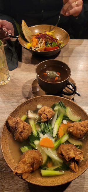 Todo riquísimo, muy recomendable at TA Vegan House in Hamburg