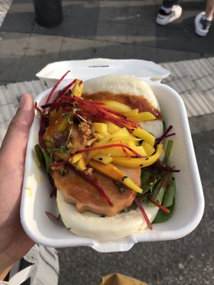 mantou bao bun  at TA Vegan House in Hamburg