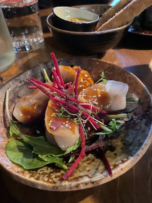 ENDLESS LOVE -Steamed dumplings at TA Vegan House in Hamburg