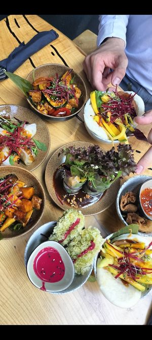 Variety at TA Vegan House in Hamburg