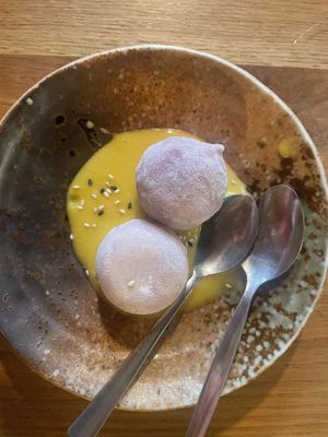 mochi ice  at TA Vegan House in Hamburg