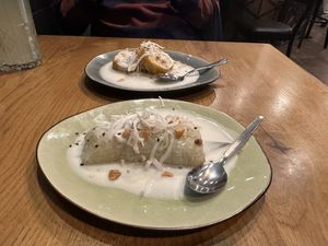 The deserts were to die for! 😋  at TA Vegan House in Hamburg