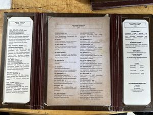 Menu (1/2).  at TA Vegan House in Hamburg