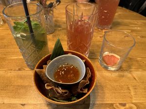 Frittierte Wantan  at TA Vegan House in Hamburg