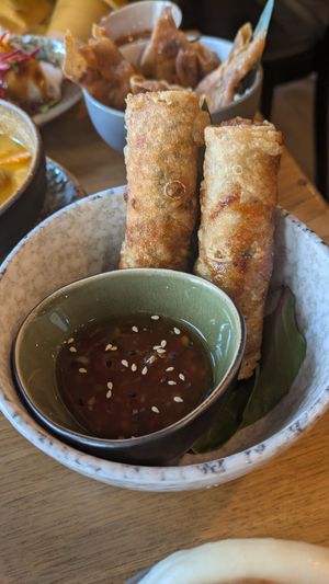 Frühlingsrollen at TA Vegan House in Hamburg