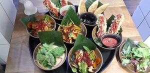 Delicious food - not only looks good, it also tastes great at TA Vegan House in Hamburg