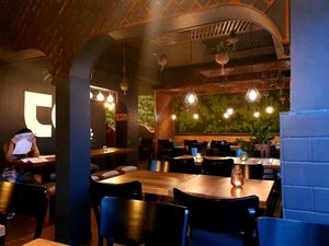 Interior at TA Vegan House in Hamburg