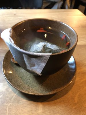 Tasty tea  at TA Vegan House in Hamburg