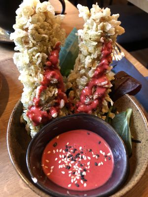 tofu flakes  at TA Vegan House in Hamburg