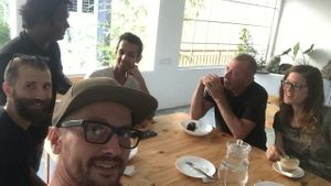 Our 2nd home! Yogi is a food genius ! at Yogi's in Auroville