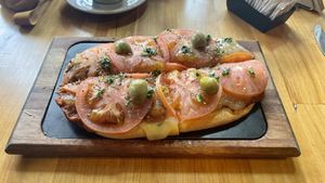   at Triumph Cafe in Ushuaia