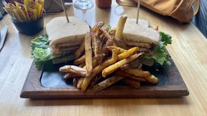   at Triumph Cafe in Ushuaia