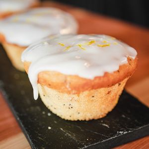Lemon Muffin at Triumph Cafe in Ushuaia