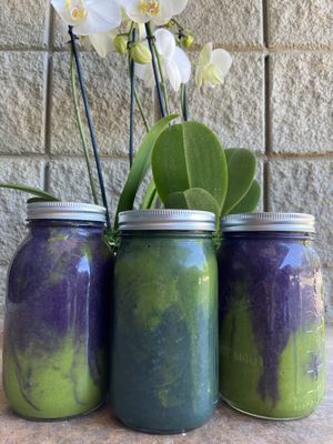 Yin-Yang Smoothies at Strive Foods in Sandy Springs