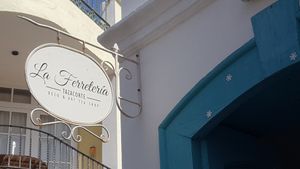 Sign at La Ferretería  in La Palma