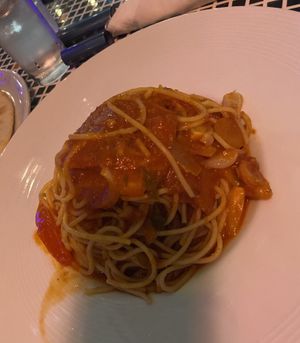 Speghetti napolitana   at Real Cafe Restaurante in Trinidad