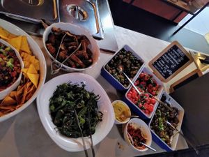 Part of the buffet at Amour in Ghent