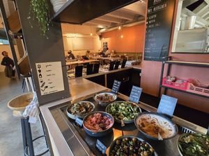 Buffet / interior at Amour in Ghent