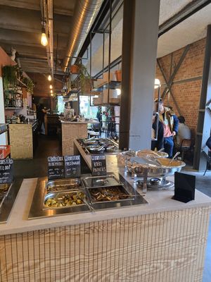 Part of buffet at Amour in Ghent