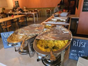 Part of buffet at Amour in Ghent