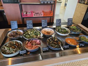 Part of buffet at Amour in Ghent