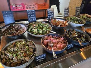 Part of buffet at Amour in Ghent