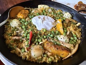 Paella  at Oyo in Pleasanton