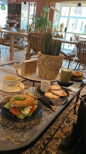 Vegan Bagel. Vegan Pancakes.  at Oh Mother in Schwaebisch Gmuend