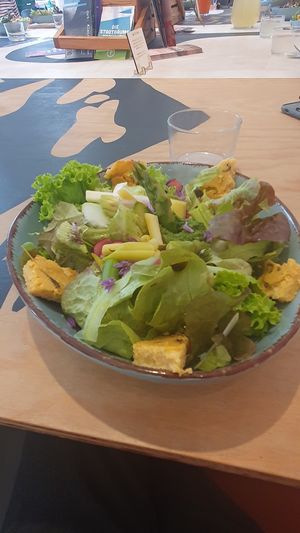 Salad at Palais Café in Dresden