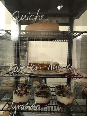 We have vegan and veggie options every day. at Palais Café in Dresden