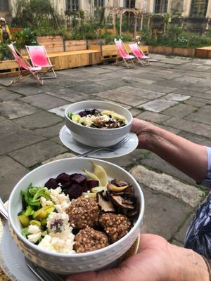 the bowl of the day at Palais Café in Dresden