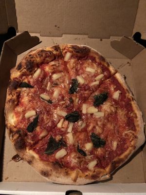 Pineapple basil pizza  at TRI Lounge & Cafe in Staten Island