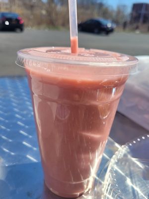 Strawberry milkshake at TRI Lounge & Cafe in Staten Island