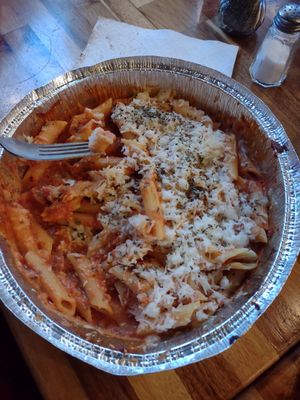 Baked ziti!!!!!!! at TRI Lounge & Cafe in Staten Island