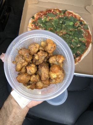 Buffalo cauliflower wings  at TRI Lounge & Cafe in Staten Island