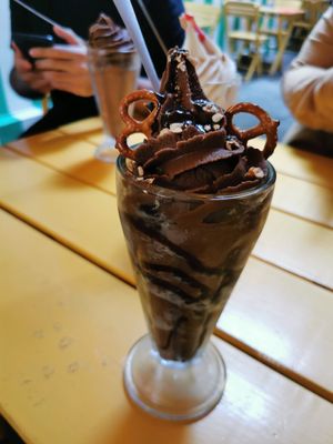 Nutty Vegan Milkshake at Fat Vegan in Mexico City