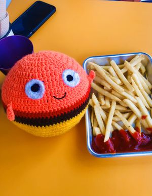 Fries  at Fat Vegan in Mexico City