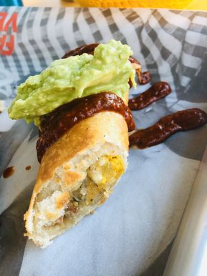 Chimichanga  at Fat Vegan in Mexico City