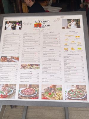 Menu May 2023  at Il Forno A Legna in Ronda