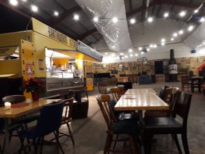 The truck and stage at Earthworm Kitchen - Food Truck in Lancaster