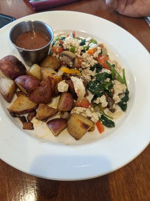 Scrambled Tofu at Alondra's Cuisine in Garland