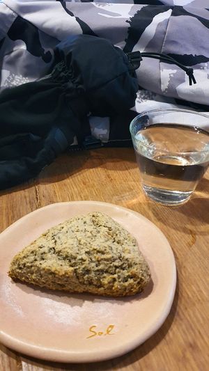 Ginger spice scone at SOL in Hakuba