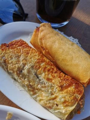 Spring rolls at Little Bird Dim Sum in Vancouver