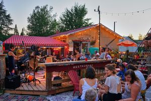 Café Bistro du Village St Mathieu du Parc at Café Bistro du Village in Saint-mathieu-du-parc