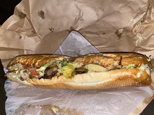 Veganified Pittsburgh hoagie  at Spak Brothers in Pittsburgh