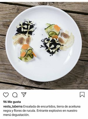 Ensalada de encurtidos at Vesta Taberna in San Lorenzo De El Escorial