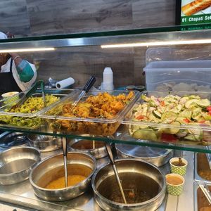 Buffet selection. Photo credits to Veron. at Rathana Bhavan in North Singapore